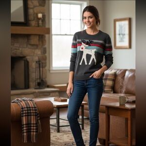 Antoni & Alison 100% Marino Wool Christmas sweater